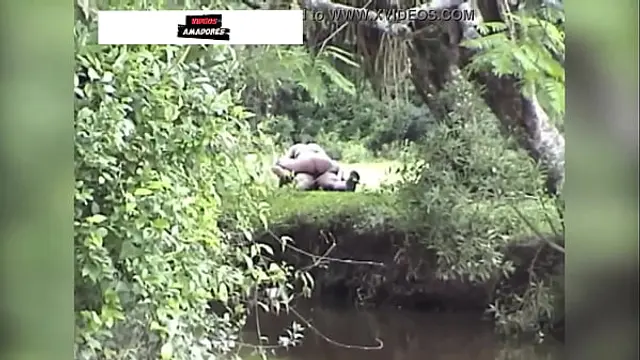 Couple from the countryside is caught having sex in the bush