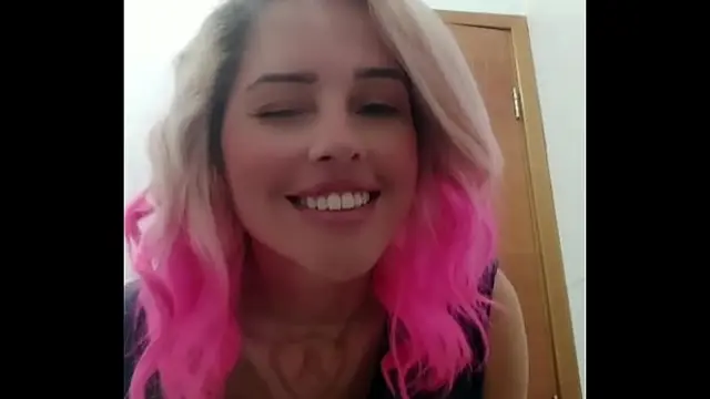 MAVY XSex Showing off the most beautiful hairy blonde in Brazil in the bathroom mirror