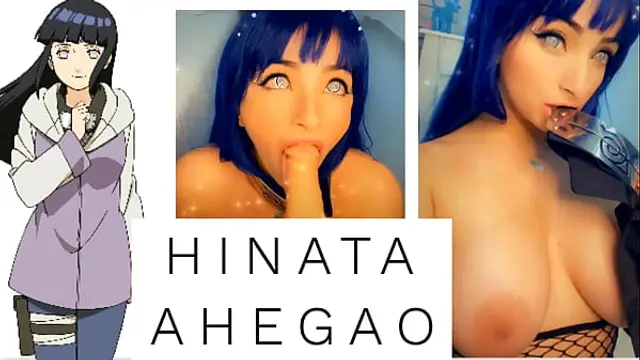 Hinata Ahegao Blowjob - Hot Cosplay Girl Big boobs - Novinha Cosplay NARUTO
