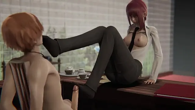 Makima Fucks Denji l Hentai uncensored 3D SFM Game