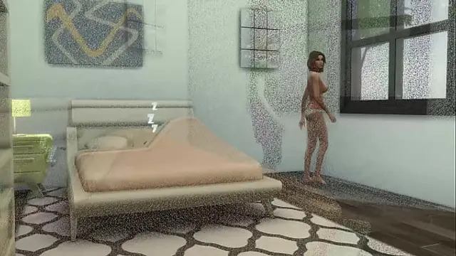 Stepdad creampie Stepdaughter after sharing the same bed because she was afraid of being alone - Porn Video Taboo