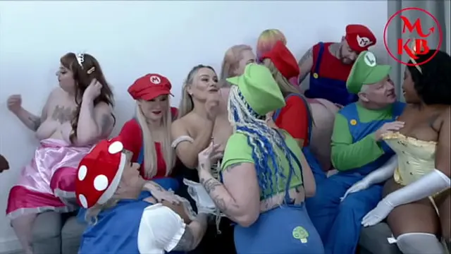 Super Slut Bros&period; Orgy