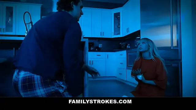Sexy stepsister gets her tight teen pussy eaten out by her stepbro