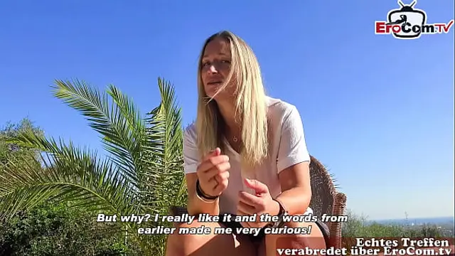 German Amateur Milf makes real holiday fuck user meeting via EroCom