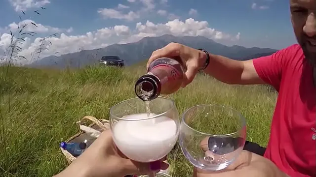 FUCKING CRAZY HOLIDAYS &lpar;UNCENSORED&rpar; - episode 3 - OUTDOOR FUCK SURROUNDED BY MOUNTAINS - INCL&period; PISSING