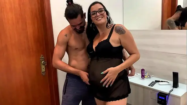 They fucked the pregnant slut without mercy