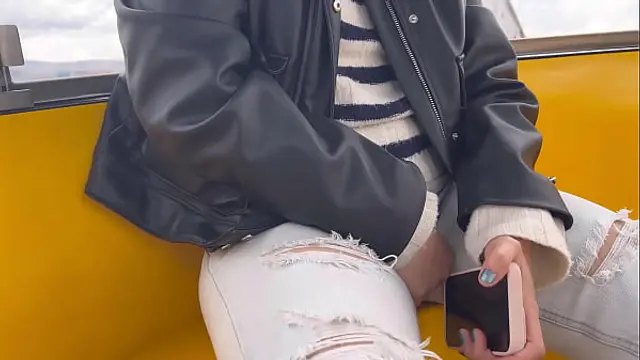 Public lesbian sex in amusement park &lpar;real&rpar;