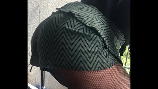 My super hot exotic ebony Girl Friend from Jamaica twerks her beautiful ass "On My Balcony" showing how Jamaican girls dance to "Leg Over"&period;
