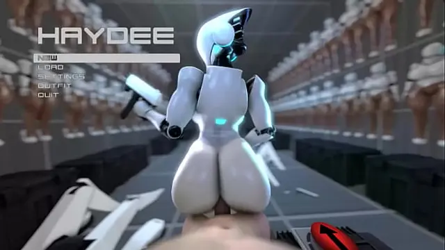 Haydee the Sexy robot &vert; 3D Porn Parody Clips Compilation