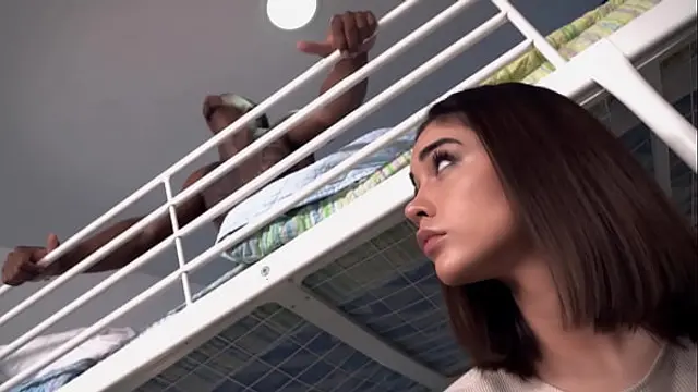 HORNY HOSTEL - &lpar;Zuzu Sweet&comma; Jesus Reyes&rpar; - Bubble Butt Slut Enjoys Being Stretched By A BBC