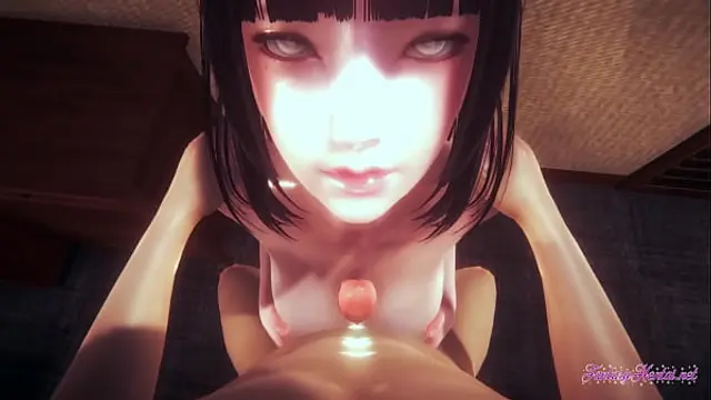 Naruto Hentai 3D - Hinata Titjob&comma; Blowjob &amp; Fucked by a big Dick