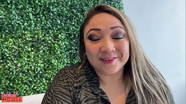 This chubby married woman is a hottie whose cuckolded husband lets other men have sex with her&period;