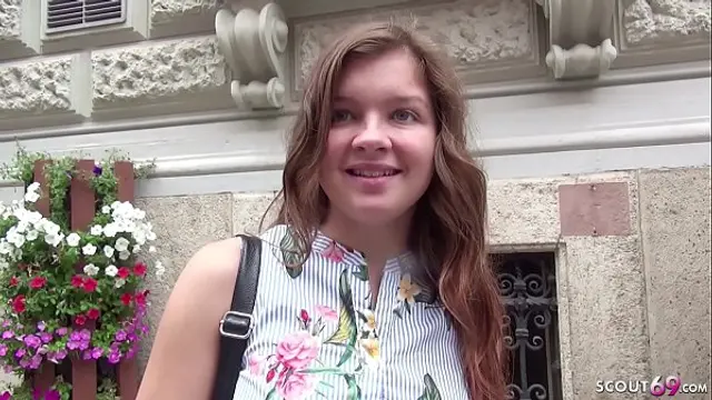 GERMAN SCOUT - First Time ANAL for 18yr