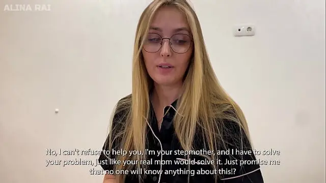 Stepmother&colon; Please close your eyes&comma; I have to help you&period; Stepson&colon; - Ok