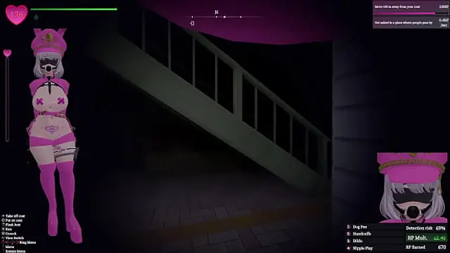 Secret Flasher Manaka - Full Clear Downtown