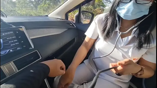 Private nurse did not expect this public sex&excl; - Pinay Lovers Ph