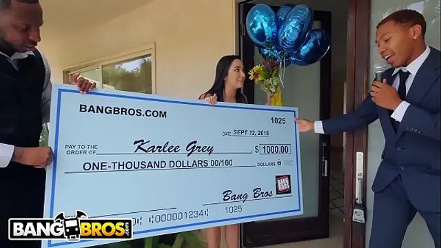 BANGBROS - Ricky Johnson &amp; Jon Jon Make Sling BBC At Karlee Grey's Big Ass