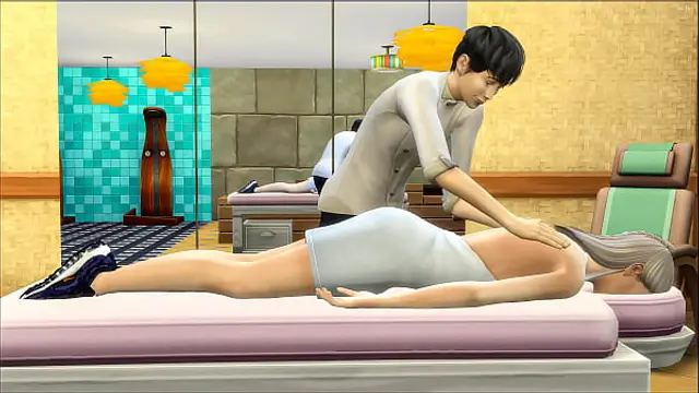 Stepmom Asks Her Masseur's Stepson To Give Her A Massage After She Suddenly Visited Him At Work