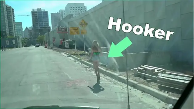 BANGBROS - The Bang Bus Picks Up A Hooker Named Victoria Gracen On The Streets Of Miami