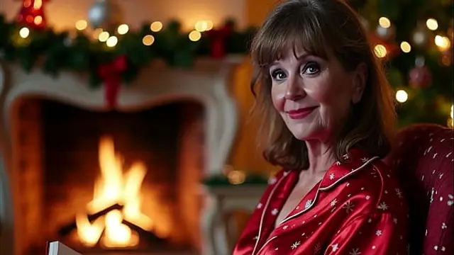 Granny Carmen Claus&colon; My Fun Holiday Tryst Dulling &amp; Creampie&excl;