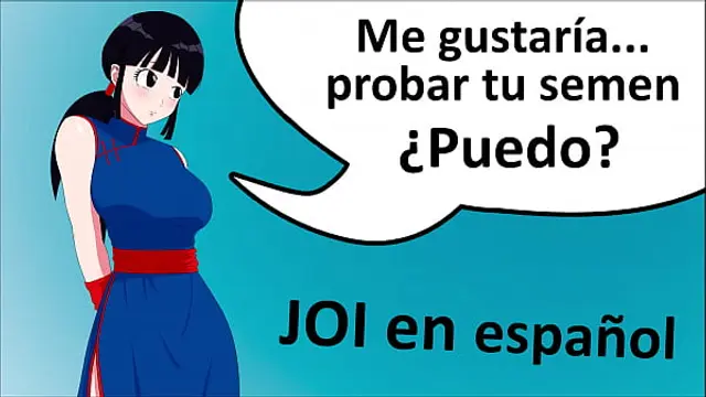 JOI hentai Dragon Ball challenge&period; Run 2 times&period; Spanish audio&period;