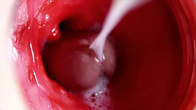 CAMERA INSIDE PUSSY&colon; POWERFULL CUM IN PUSSY&excl; BEST Internal ASMR in 4K MORE SPERM