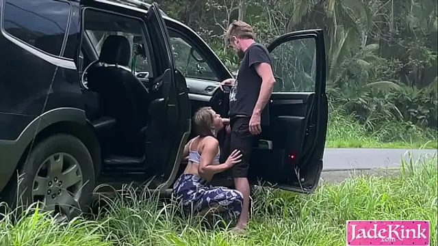 What would you do if you saw us fucking on the side of the highway&quest;