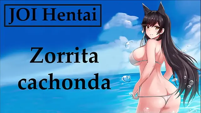JOI hentai with a horny slut&comma; in Spanish&period;