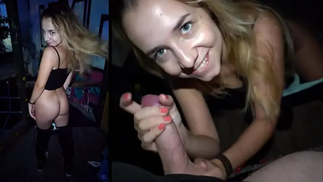 Cute Teen Swallows A Huge Load After Doggy Fuck On A Public Playground - Mona Blue