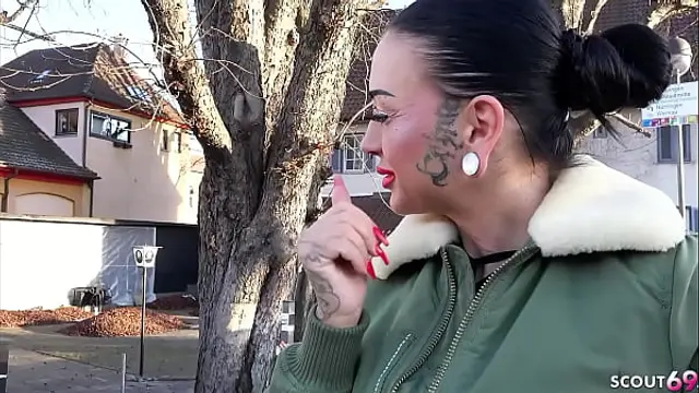 GERMAN SCOUT - FIT GERMAN FEMDOM TEEN KATHARINA PISS WHILE FUCK AT PICKUP SEX