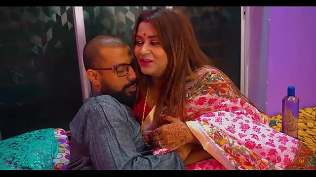 Beautiful Hot Desi Wife Seducing Husband Having Romantic Sex On Anniversary In Hindi