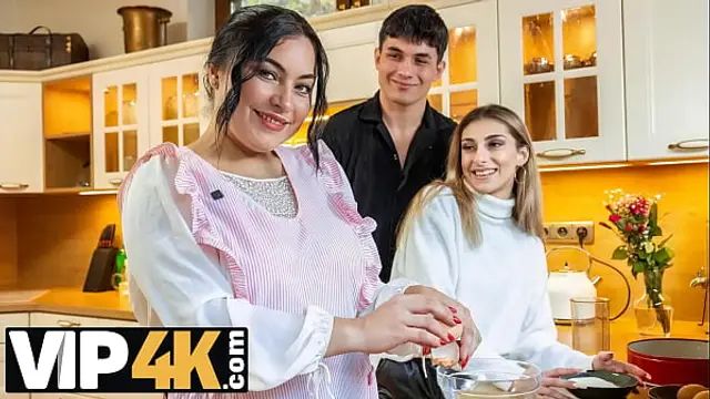 MOMMY4K&period; Mature brunette got so horny and fucked young dude at their first meeting