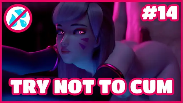Fap Hero - Overwatch DVa and Mercy 3D Compilation &vert; CUM CHALLENGE