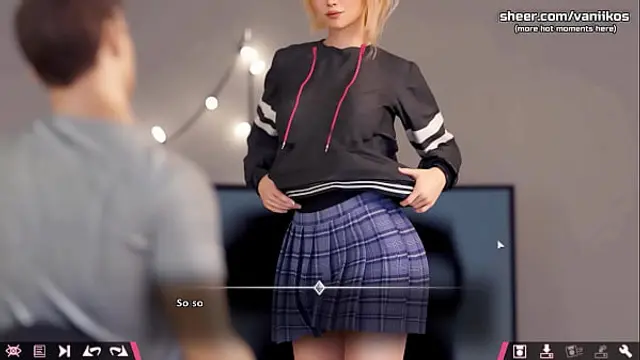 Double Homework &vert; Hot 18yo blonde teen girlfriend with a gorgeous body rides boyfriend's big cock &vert; My sexiest gameplay moments &vert; Part &num;17