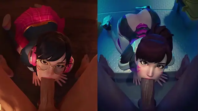 D&period;Va Loves To Suck Cock - Overwatch 2 Porn