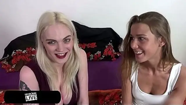 BEAUTIFUL LESBIAN LOSES Her VIRGINITY in a THREESOME &ndash; IMMORAL LIVE 4K