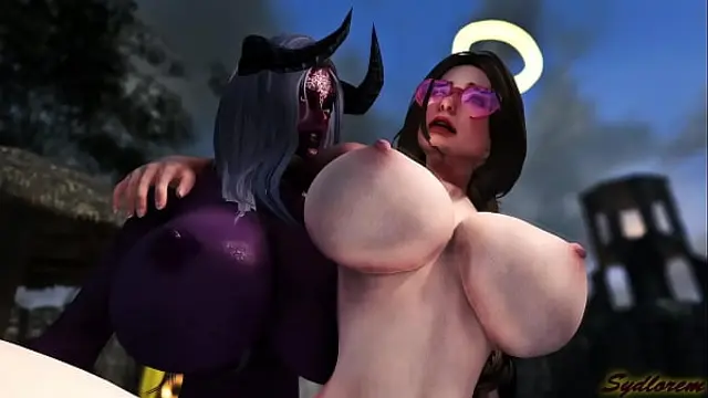 &lbrack;Futa on Female&rsqb; Succubus seduce a beautiful angel