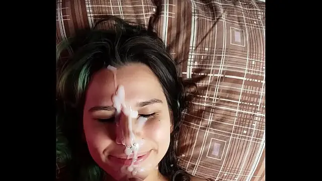 Fucked Step Sister In Mouth&comma; Takes Cum On Face