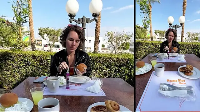 Restaurant Romance&colon; From Pickup to Hotel Room Creampie