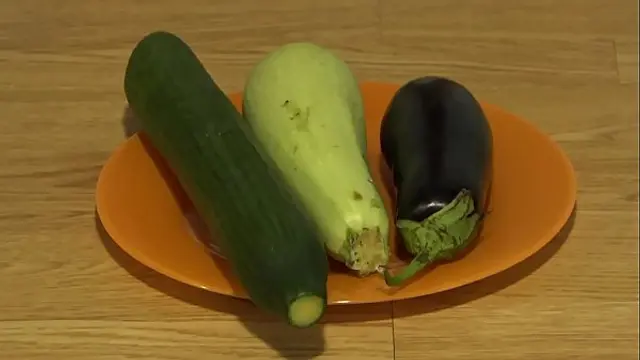 Organic anal masturbation with wide vegetables&comma; extreme inserts in a juicy ass and a gaping hole&period;