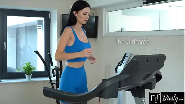 Busty Simon Kitty gets the ultimate sex workout session on treadmill with boyfriend- S17&colon;E5