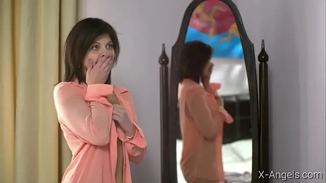 X-Angels&period;com - Rebecca Rainbow -Penetrates tattooed cutie