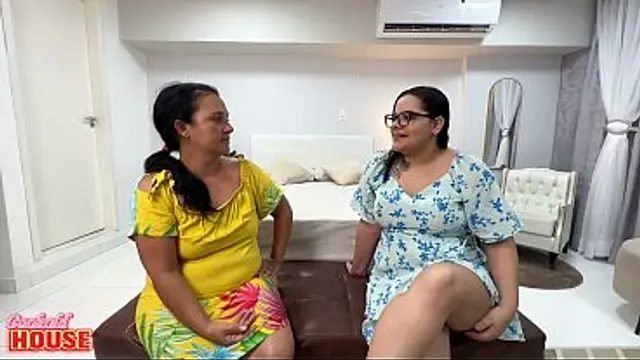 Mature married woman having anal sex in an orgy with her chubby friend and two men&period;