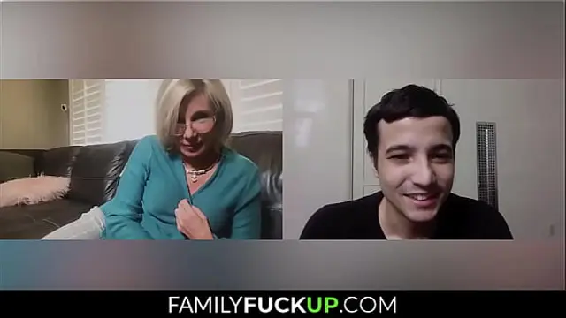 FamilyFuckUP&period;com - Whore Strip and Masturbates for her Favorite Grandson&comma; Payton Hall&comma; Ricky Spanish