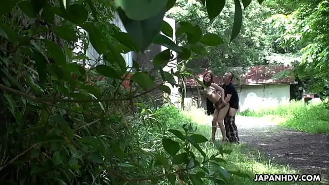 Getting her wet pussy rubbed in the middle of the day