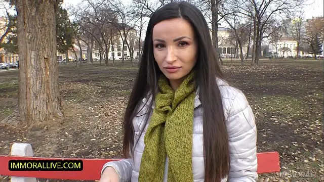 A Truly Happy Valentine&rsquo;s Day&excl;&excl;&excl; Gorgeous Girl with Perfect Natural Tits Gives Into Lucky Guy&excl;