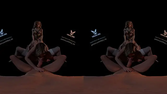 VReal 18K Spitroast FFFM orgy groupsex with orgasm and stocking&comma; reverse gangbang&comma; 3D CGI render