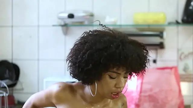 Big black woman Aniaty Barbosa in her best scenes &vert; Compilation