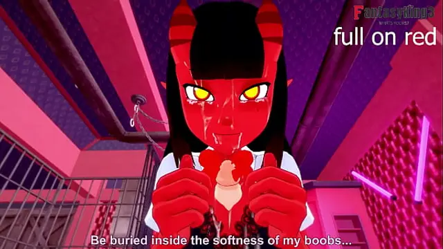 Meru the Succubus getting fucked in POV &vert; full on red