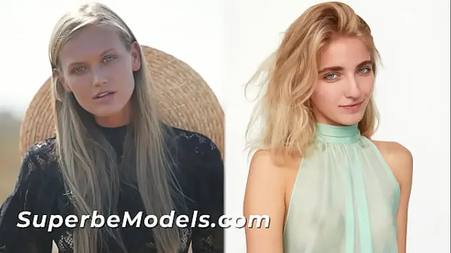 SUPERBE MODELS - &lpar;Dasha Elin&comma; Bella Luz&rpar; - BLONDE COMPILATION&excl; Gorgeous Models Undress Slowly And Show Their Perfect Bodies Only For You